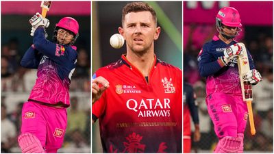 நீ யாரா வேணாலும் இரு.. ஆனா என்கிட்ட கொஞ்சம் ஜாக்கிரதையா இரு.. ஹேசல்வுட்டை பதம் பார்த்த சூர்யவன்ஷி!