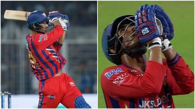 தோனி மப்டில வந்து அடிச்ச மாதிரி.. அப்படியொரு ஹெலிகாப்டர் ஷாட்.. KKR அணியை கதறவிட்ட முகுல் சவுத்ரி!