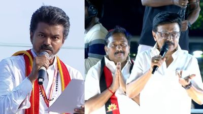 உங்களுடன் இருப்பவர் வேண்டுமா? நாடகம் நடிப்பவர் வேண்டுமா? - விஜய் போட்டியிடும் பெரம்பூரில் ஸ்டாலின்!