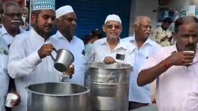 இதுதான் தமிழ்நாடு.. தஞ்சாவூர் தேர் திருவிழாவில் பக்தர்களுக்கு மோர் வழங்கி தாகம் தணித்த இஸ்லாமியர்கள்