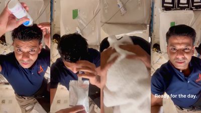 விண்வெளியில் தலைக்கு குளிப்பது எப்படி? விண்வெளி வீரர் சுபான்ஷு சுக்லா வீடியோ வைரல்