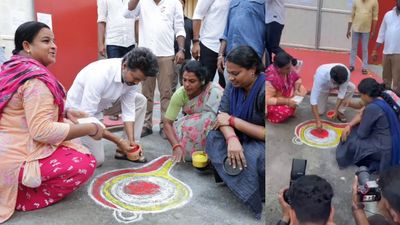 விசில் சின்னம் கோலம்.. விஜய்க்கு ஏற்பட்ட அதிர்ச்சி.. இதை எதிர்பார்த்திருக்கவே மாட்டார்!