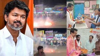 விஜய் சிஎம் ஆகப்போறாரு.. ஆளுநர் அழைக்கும் முன்பே கொண்டாடி தீர்க்கும் தவெக தொண்டர்கள்!