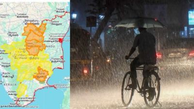 வெளுத்து வாங்கப் போகும் கனமழை! இரவோடு இரவாக 6 மாவட்டங்களுக்கு ஆரஞ்சு அலர்ட்! வானிலை மையம் எச்சரிக்கை