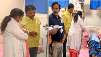 அரசு மருத்துவமனையில் தந்தையை அனுமதித்து இரவு முழுவதும் தங்கிய அமைச்சர் மதன் ராஜாவுக்குப் பாராட்டு