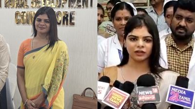 டாக்டர் டிகிரி சர்ச்சை.. கோவை கவுண்டம்பாளையம் எம்எல்ஏ கனிமொழி சந்தோஷ் விளக்கம்