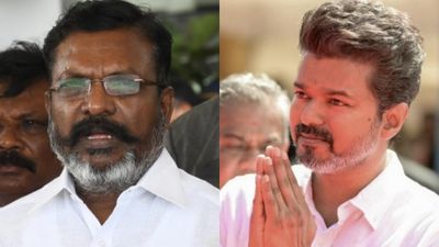 அந்த சந்தேகம் இருக்கு.. விசிகவுடன் இணைந்து விஜய் ஆட்சியமைக்க நினைப்பதை பரிசீலிக்கிறோம்.. திருமாவளவன் 