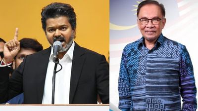 இண்டர்நேசனல் அளவுக்கு போன விஜய்! வாழ்த்து சொன்ன மலேசிய பிரதமர் அன்வர் இப்ராஹிம்! கொண்டாடும் தவெக! 