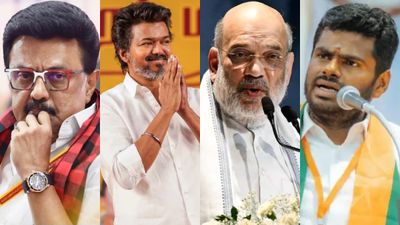 தவெக + திமுக Vs பாஜக.. அமித் ஷா கையில் எடுத்த ‘பக்கா மாஸ்டர் பிளான்’.. களமிறக்கப்படும் அண்ணாமலை!