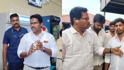திருச்சி தனியார் மதுக்கடைகளில் டாஸ்மாக் 10 ரூபாய் ஸ்டிக்கர்? துணை சபாநாயகர் ஆய்வில் ட்விஸ்ட்
