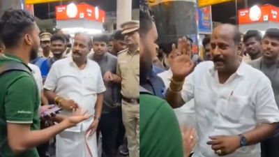 நீ நல்லா 'சாப்பிட்டிருக்க'.. நான் இன்னும் சாப்பிடல..  கிளாம்பாக்கத்தில் அமைச்சர் பேசியது ஏன்? 