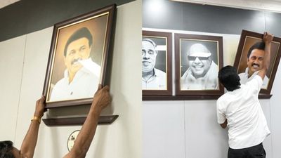 தலைமை செயலகத்தில் ஸ்டாலின் படம் அகற்றம்.. மொத்தமாக தூக்கப்பட்ட அமைச்சர்களின் படங்கள், பொருட்கள் 