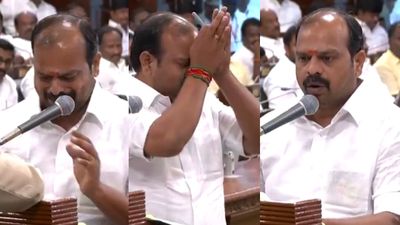அம்மா அம்மா.. பதவியேற்பில் சட்டசபையில் கதறி அழுத பண்ருட்டி அதிமுக எம்எல்ஏ.. என்ன நடந்தது?