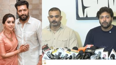 இவர் யார் தெரியுமா? ஆர்த்திக்காக இவர் காலில் விழுந்தேன்.. எனக்கு முன்னாள் இவர்தான்! ரவி மோகன் உருக்கம்