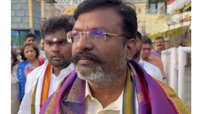 திருப்பதி ஏழுமலையான் கோவிலுக்குச் சென்ற திருமாவளவன்.. காரணம் இதுதானாம்!