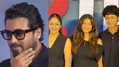 ஜூனியர் சூர்யா ரெடியா? தேவ்-தியாவின் லேட்டஸ்ட் வீடியோ! ஜோதிகா கொடுத்த ரியாக்ஷன், தள்ளி நின்ற 