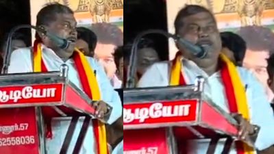 காலை தொட்டு கேட்கிறோம்.. எங்களை சேர்த்துக்கோங்க.. தவெகவினரிடம் மேடையில் கெஞ்சிய அதிமுக நிர்வாகி