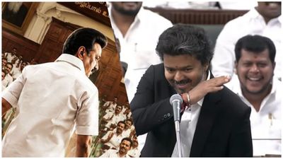 அப்பாவை காணோம்.. தேடிய முதல்வர் விஜய்.. சபதம் எடுத்து ஆவேசமான திமுகவினர்
