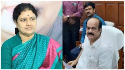 தமிழக சட்டமன்ற வரலாற்றில் தவறான முன்னுதாரனம்.. சபாநாயகர் முடிவுக்கு விகே சசிகலா எதிர்ப்பு
