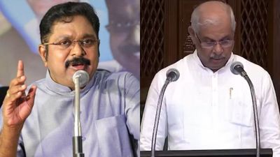 தங்க முலாம் பூசப்பட்ட தகரம்தான்! தவெக அரசின் ஆளுநர் உரை! டிடிவி தினகரன் ஆவேசம்