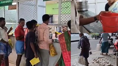 அம்மா உணவகத்தில் 1 ரூபாய்க்கு இட்லி வாங்கி.. ஹோட்டலில் 10 ரூபாய்க்கு விற்பனை.. நூதன மோசடி!