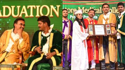 கோவை மருத்துவக் கல்லூரி பட்டமளிப்பு விழாவில் ஒலித்த விஜய் பாடல்! முகம் சுளித்த மாணவர்களின் பெற்றோர் 