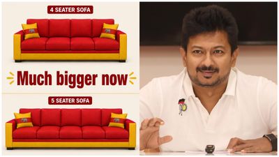 4 சீட்டர் சோபா இல்லை.. இப்போது 5 சீட்டர் சோபா... விஜய் விஜய்பாஸ்கரை விமர்சித்த உதயநிதி