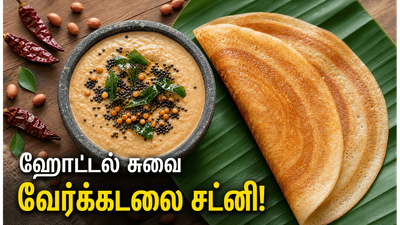 வறுத்தரைத்த வேர்க்கடலை சட்னி: ஒரு கைப்பிடி கடலை இருந்தா இப்படி செய்யுங்க, சும்மா தாறுமாறா இருக்கும்