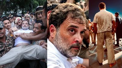 ரத்தம் சொட்டிய முகம்.. ஷூ கூட இல்லாமல் வெளியே வந்த ராகுல் காந்தி! பிரதமர் இல்லம் முன் நடந்தது என்ன? 