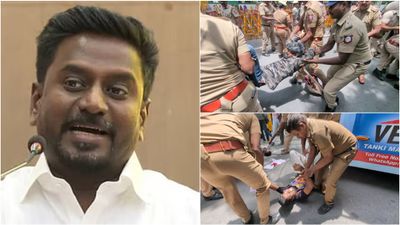 பாஜக அமைச்சருக்கு எதிரான போராட்டத்திற்கு.. தவெக அரசு அனுமதி மறுப்பது ஏன்? மாணவர்கள் கேள்வி!