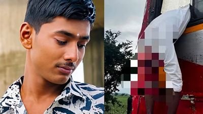 துண்டான தலை.. பஸ் ஜன்னல் வழியாக எச்சில் உமிழ முயன்ற கல்லூரி மாணவருக்கு நேர்ந்த கதி.. உஷார் மக்களே