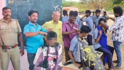 கடலூர் அரசு பள்ளி கிளாஸ்ரூமில், எஸ்ஐ திருமாவளவன் முன்பு புள்ளிங்கோ ஸ்டைலை ஒட்ட நறுக்கி! என்ன நடந்தது