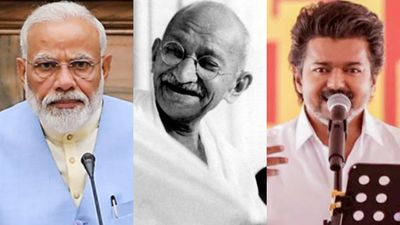 Gandhi Jayanti: ராஜ்காட்டில் மகாத்மா காந்திக்கு பிரதமர் மோடி மரியாதை.. முதல்வர் விஜய் புகழாரம்