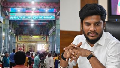 அக்., 11ம் தேதி குலசை தசரா விழா.. ஏற்பாடுகள் தீவிரம்..  கோவிலில் ஆய்வு செய்த அமைச்சர்கள்