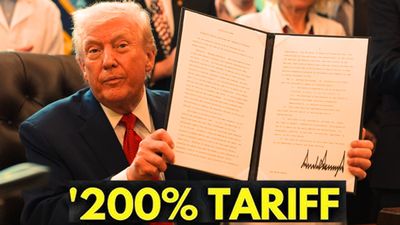 బాంబు పేల్చిన ట్రంప్- 200 శాతం టారిఫ్: నోరెత్తితే ఒట్టు