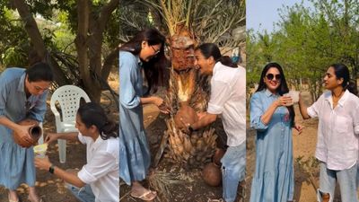 కల్లు తాగి తోటలో రచ్చరచ్చ చేసిన హేమ, సురేఖవాణి.. వీడియో వైరల్