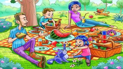 పిక్నిక్ ఎంజాయ్ చేస్తున్న ఈ ఫ్యామిలీ ఫోటోలో మిస్ అయిన