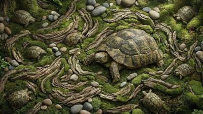 ఈ ఫోటోలో మొత్తం ఎన్ని తాబేళ్లు ఉన్నాయో చెప్పగలరా..? 