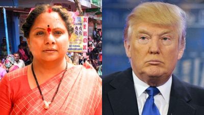 ఆ నినాదంతో బలంగా.. ట్రంప్ బాటలో కవిత!