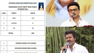 తమిళనాడులో ఆ పార్టీదే అధికారం: విజయ్ రాకతో మారిన ఈక్వేషన్లు