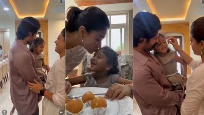 ఇంటికి పిలిచి మరీ రష్మిక ముద్దుల వర్షం! (వీడియో) 