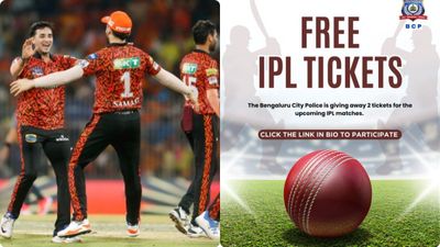 Free Ipl Tickets: ఫ్రీ ఐపీఎల్ టికెట్లు -లింక్ క్లిక్ చేస్తే బెంగళూరు పోలీసుల షాక్..!