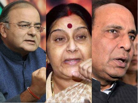 অর্থমন্ত্রী অরুণ জেটলি, প্রতিরক্ষায় রাজনাথ সিং, বিদেশের দায়িত্বে সুষমা?