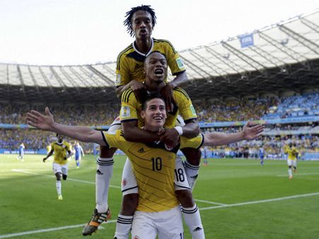 গ্রিসকে গুঁড়িয়ে দিল কলম্বিয়া, কোস্টা রিকার কাছে পরাজিত উরুগুয়ে