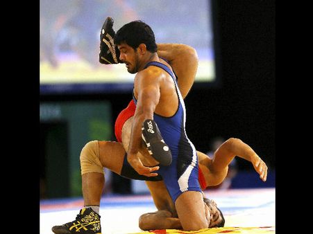 (ছবি)কমনওয়েলথ গেমস-এ সুনীল কুমারের নেতৃত্বে ভারতীয় কুস্তিগীরদের জয়জয়কার