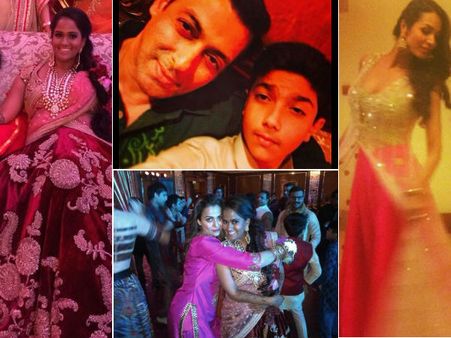 (ছবি) সলমনের বোন অর্পিতার জাঁকজমকপূর্ণ মেহেন্দি ও সঙ্গীত অনুষ্ঠান