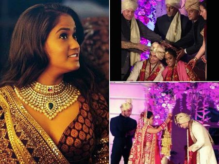 (ছবি)হায়দ্রাবাদে সলমন খানের বোন অর্পিতা বিবাহ সম্পন্ন হল