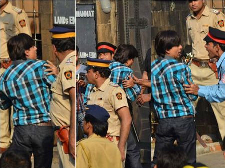 (ছবি) শাহরুখ খানকে নিজের বাড়ি 'মন্নত'-এ ঢুকতে বাধা নিরাপত্তারক্ষীর!