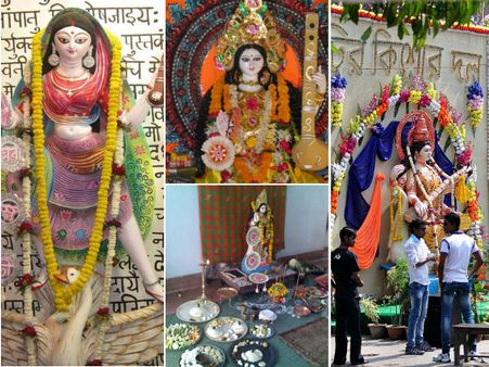 সরস্বতী পুজোয় পড়ুয়াদের কপিরাইট হারাচ্ছে? দেবী যে এখন সার্বজনীন!