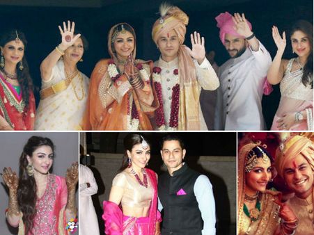 (ছবি) মেহেন্দি থেকে রিসেপশন, বিয়ের অনুষ্ঠানের বিভিন্ন মুহূর্তে সোহা আলি খান